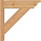 Ekena Millwork Traditional Smooth Traditional Outlooker, Western Red Cedar, 5 1/2"W x 18"D x 18"H OUT06X18X18TRA01SWR - alternate 2